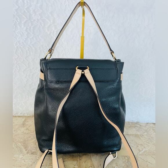 Michael Kors Black pebbled Leather Women\'s Bag backpack main image 10
